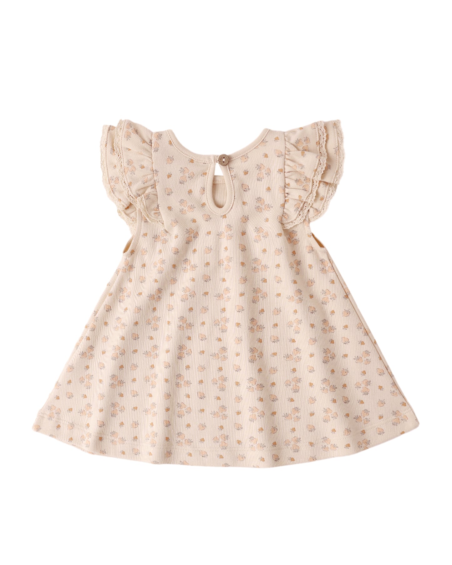 Flutter Dress- Strawberries