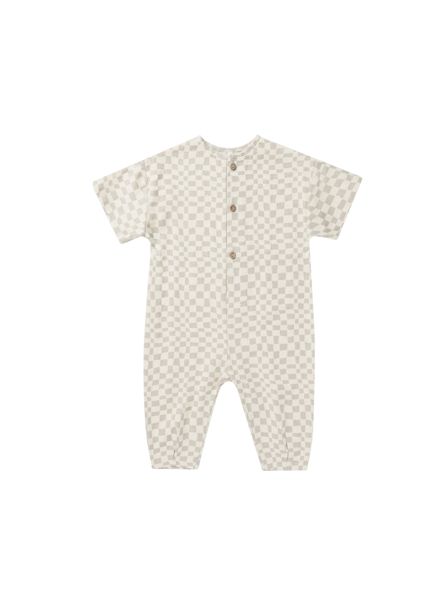 Hayes Jumpsuit- Dove Check