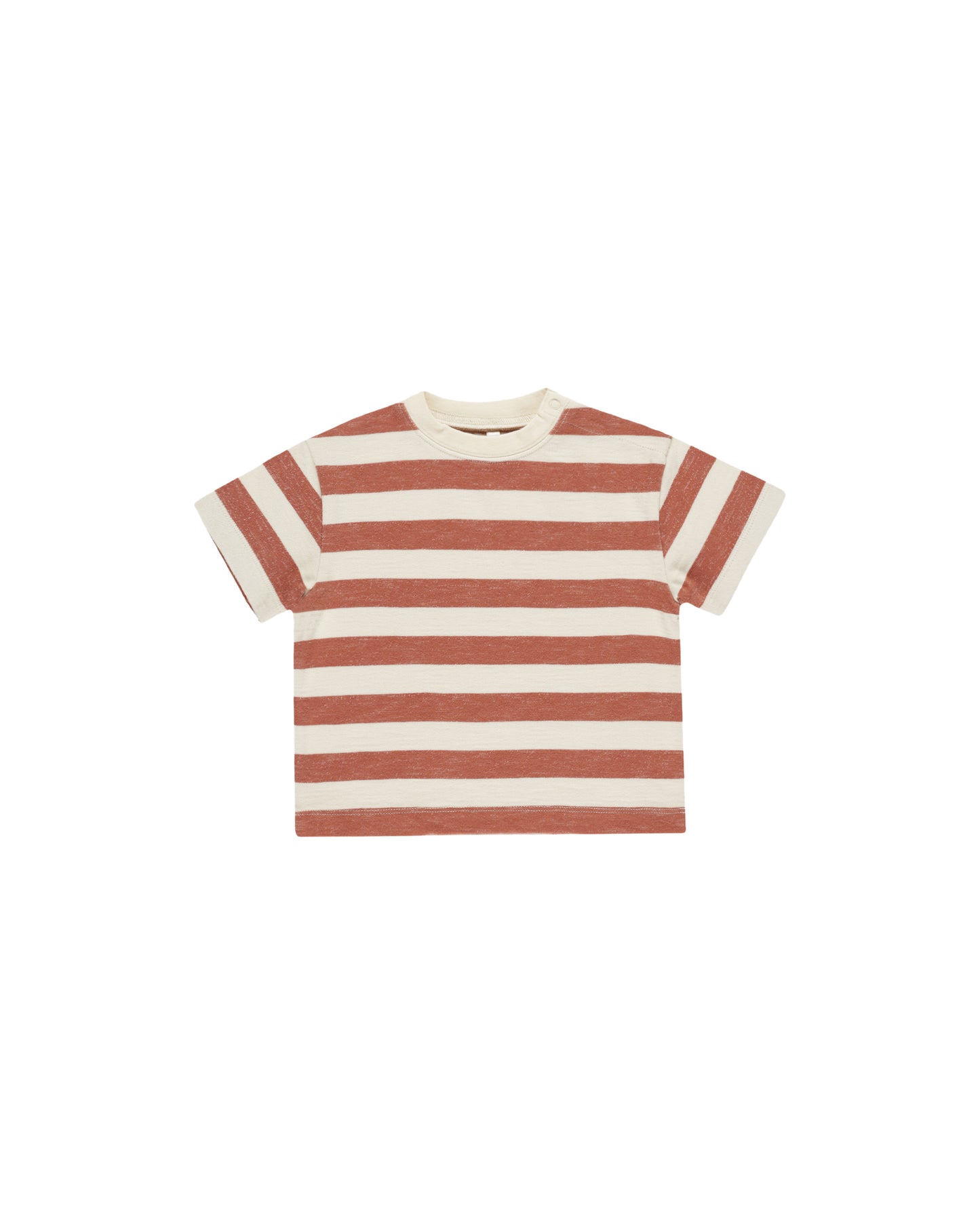 Relaxed Tee- Poppy Stripe