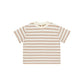 Relaxed Tee- Grapefruit Stripe
