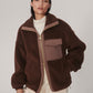 Lowell Sherpa Jacket- Carafe