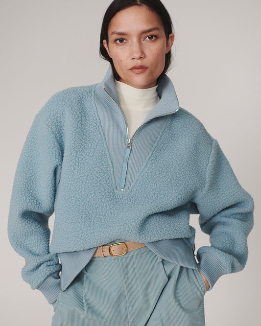 Jaylin Half-Zip Fleece- Tourmaline