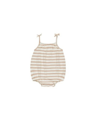 Nala Romper- Grapefruit Stripe