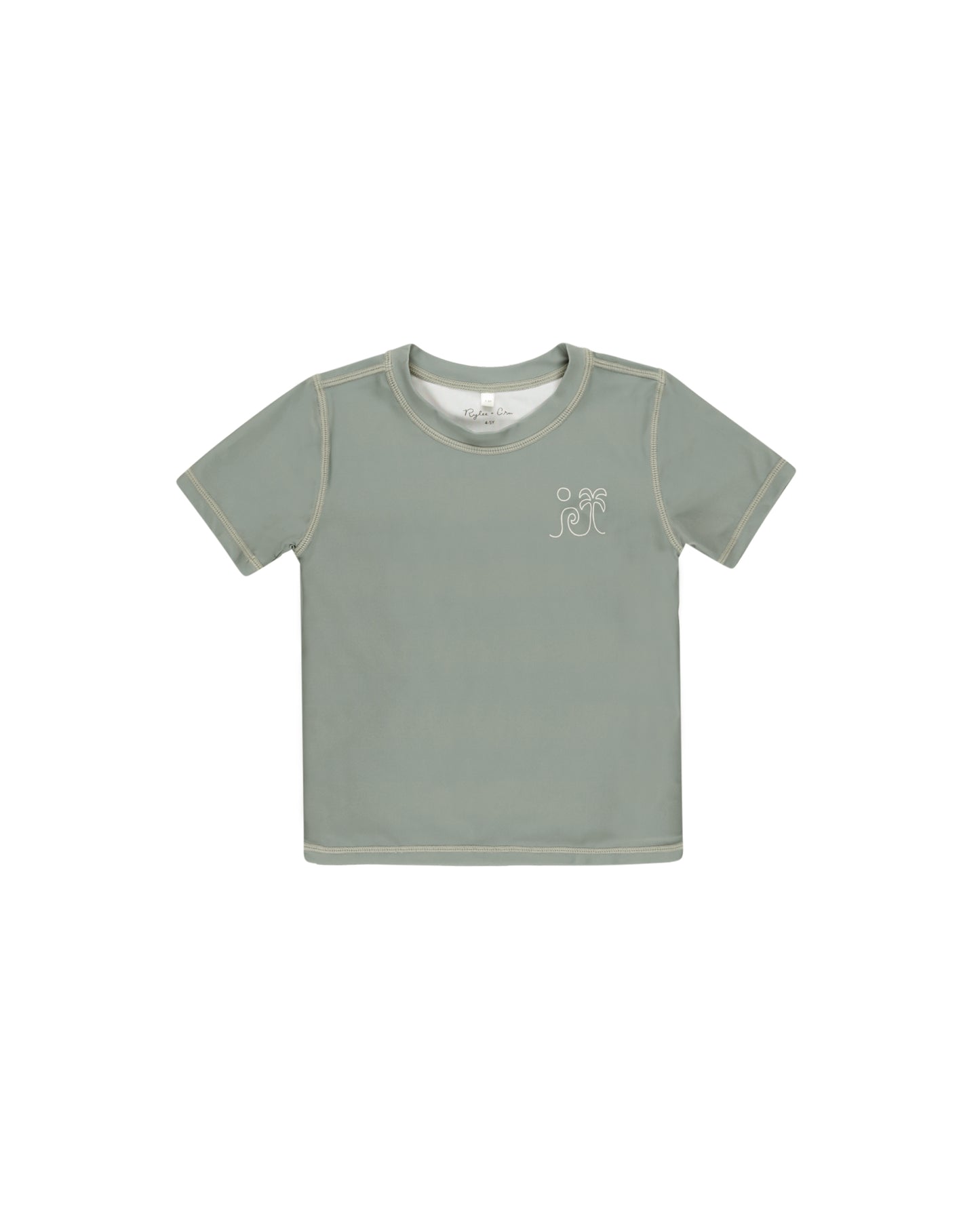 Short Sleeve Rashguard- Eucalyptus