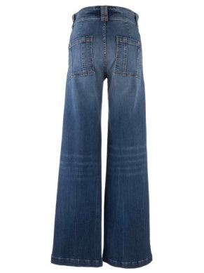 Jodi High Rise Wide Leg Front Pockets- Fairness