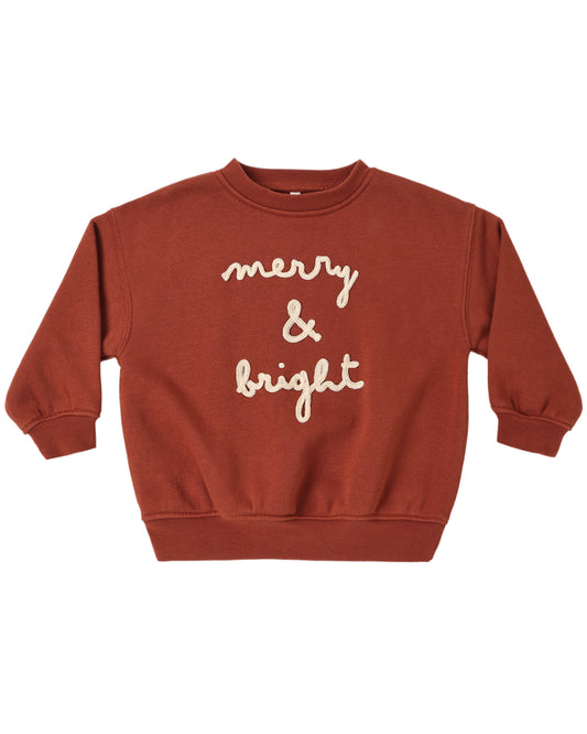 Relaxed Sweatshirt- Merry & Bright