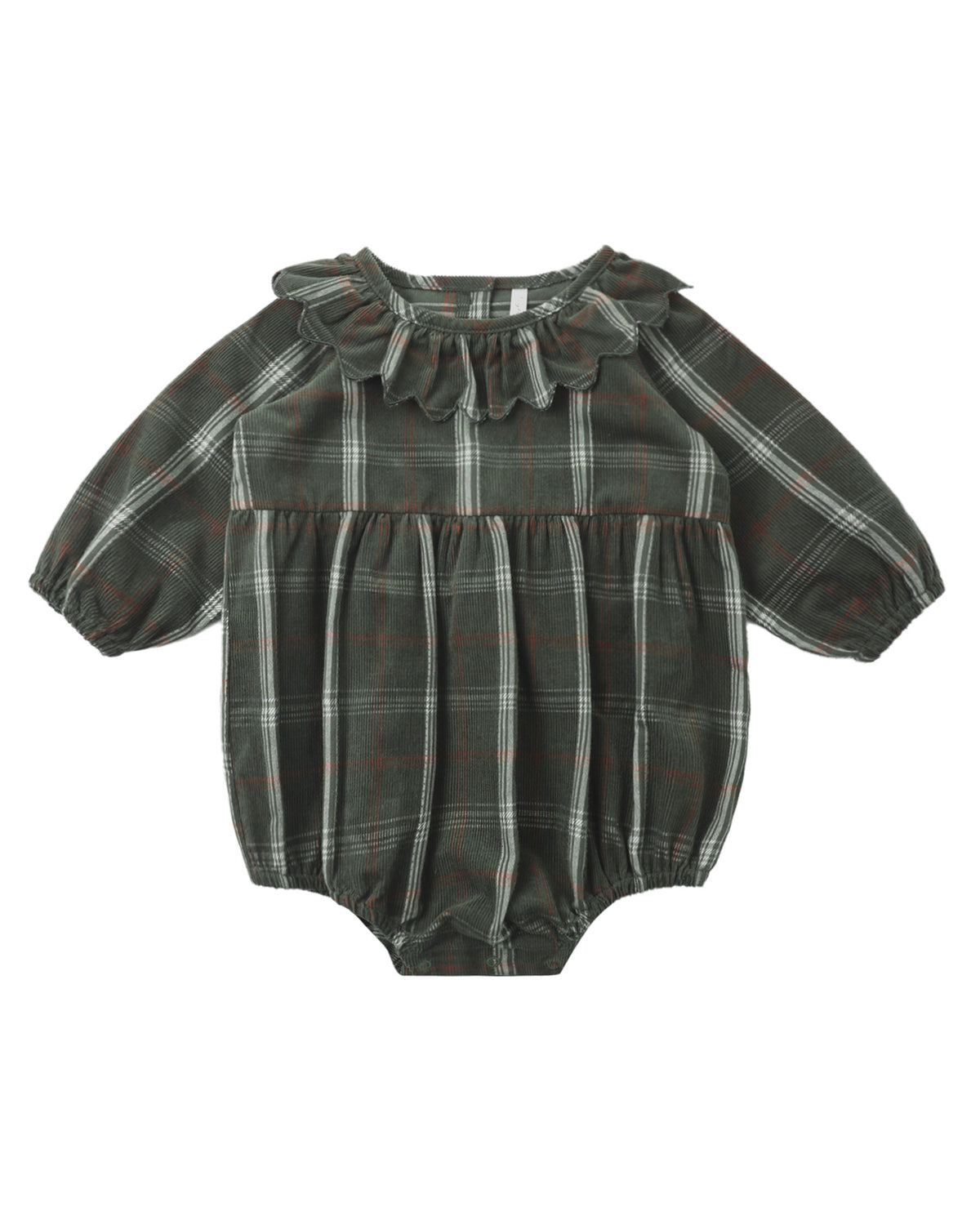 Freya Romper- Holiday Plaid