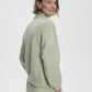 Hawley Half Zip Sweat- Snow Sage