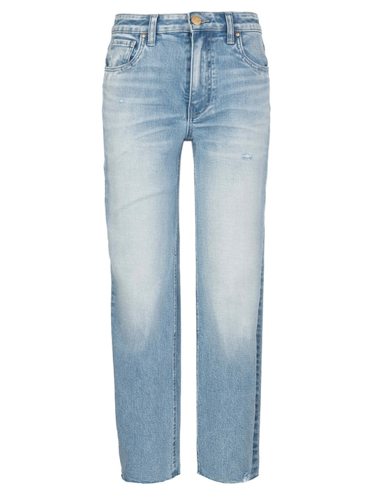 Rachael High Rise Mom Jean Raw Hem