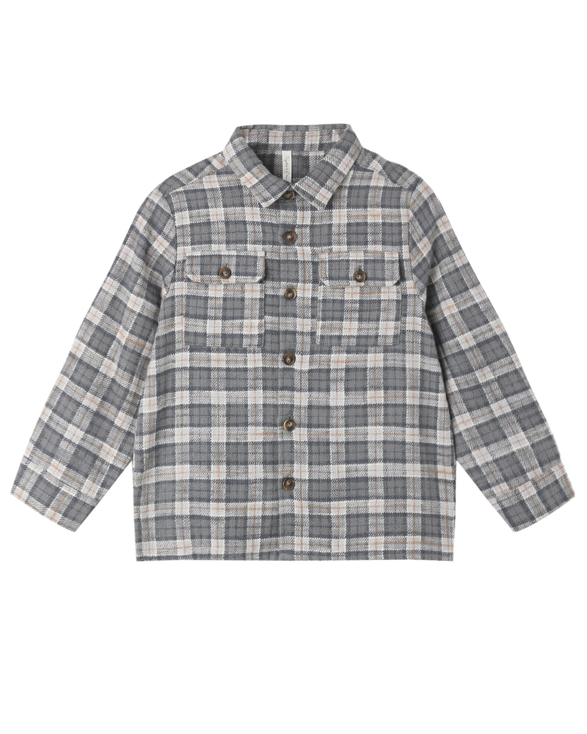 Pocketed Flannel Shirt- Winter Plaid