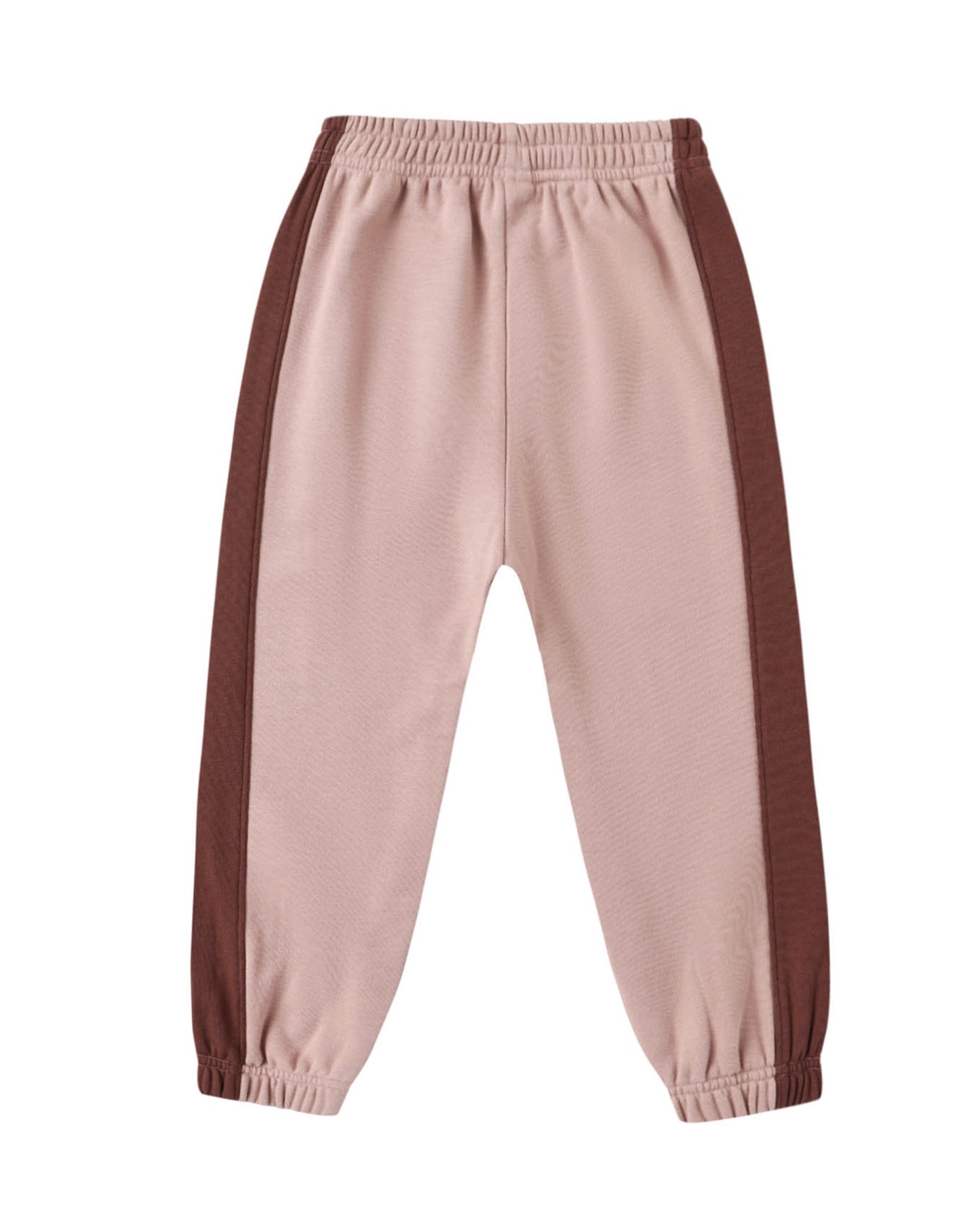 Paneled Sweatpants- Rosewood