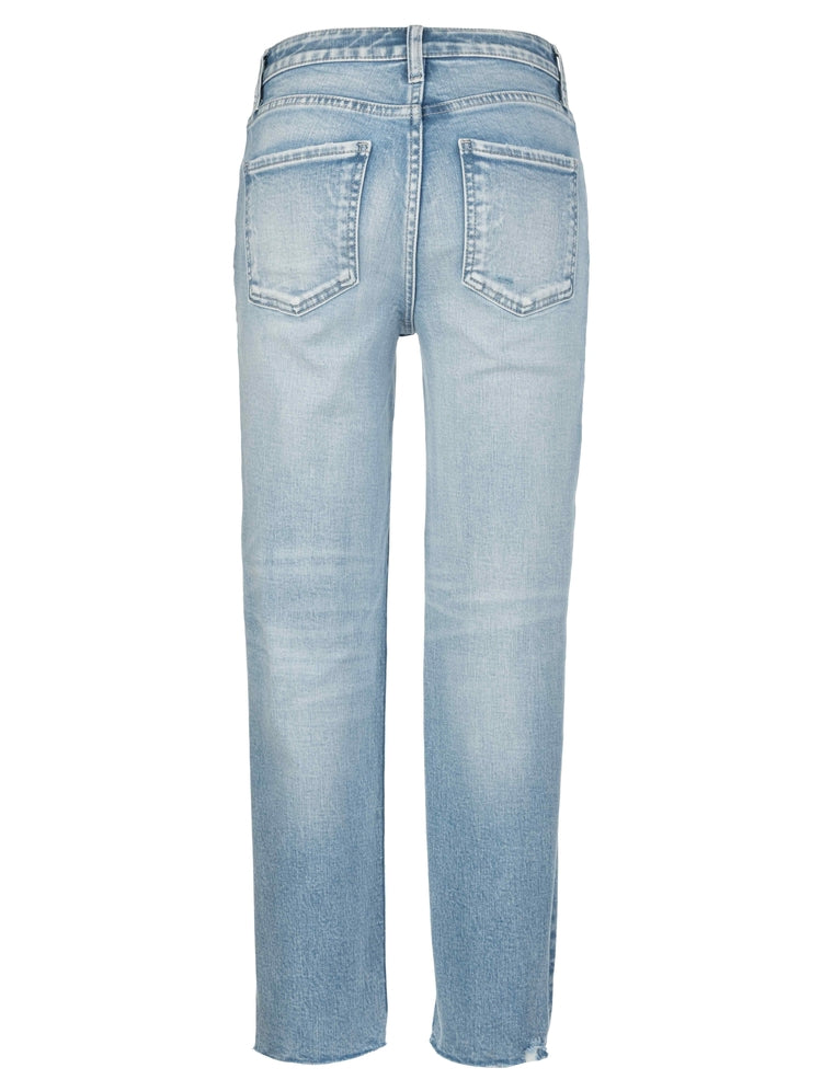 Rachael High Rise Mom Jean Raw Hem