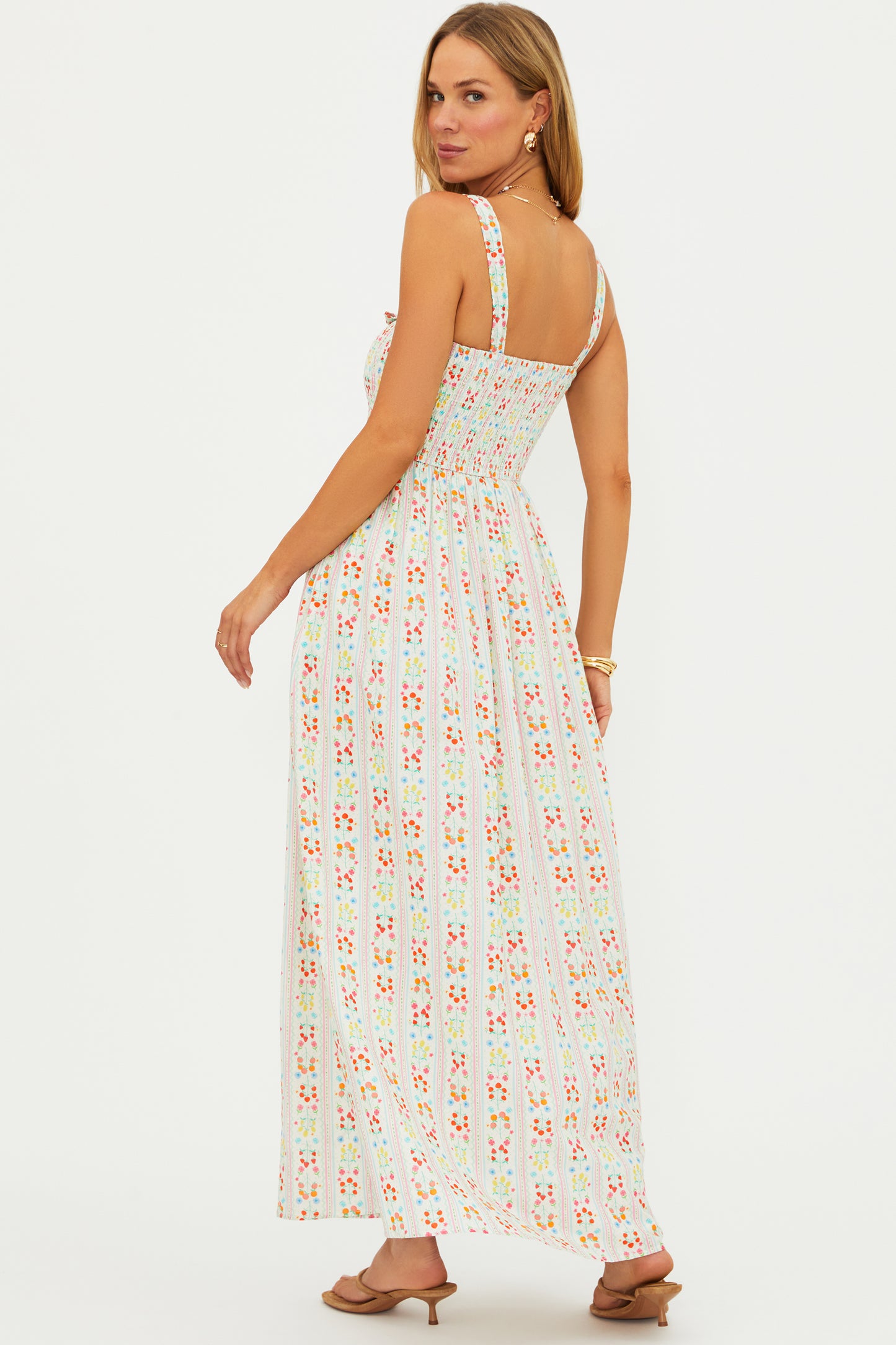 Carrie Dress- Fruit Blooms