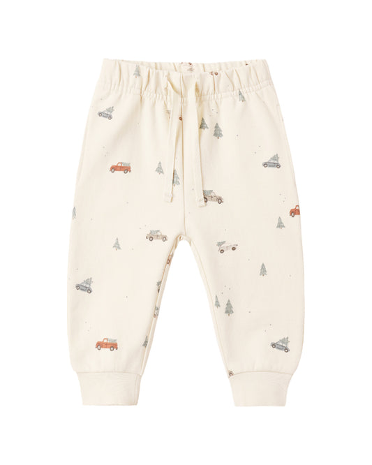 Relaxed Fleece Sweatpant- Holiday Drive