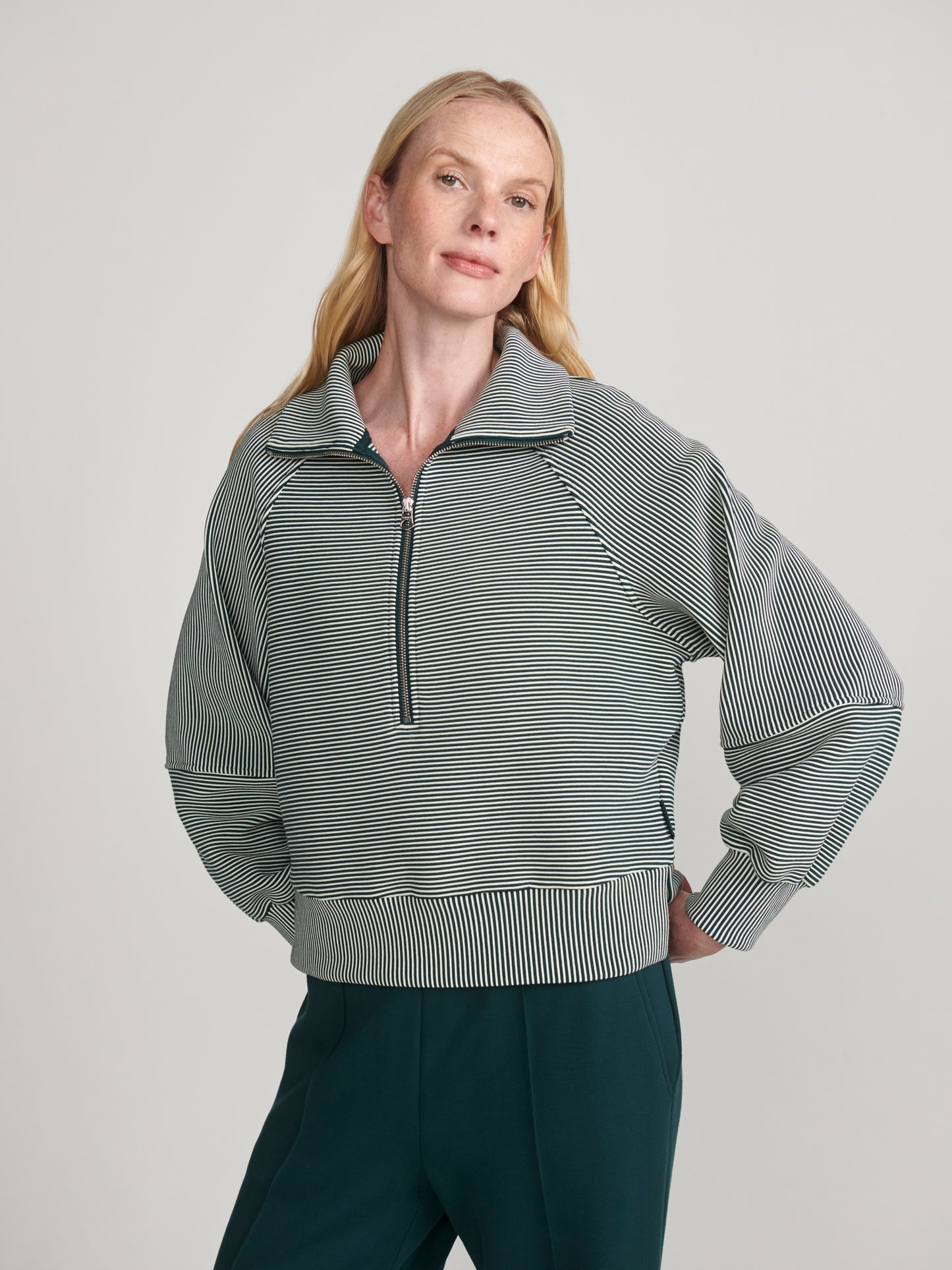Milano Half-Zip Sweat 2.0- Ponderosa Pine
