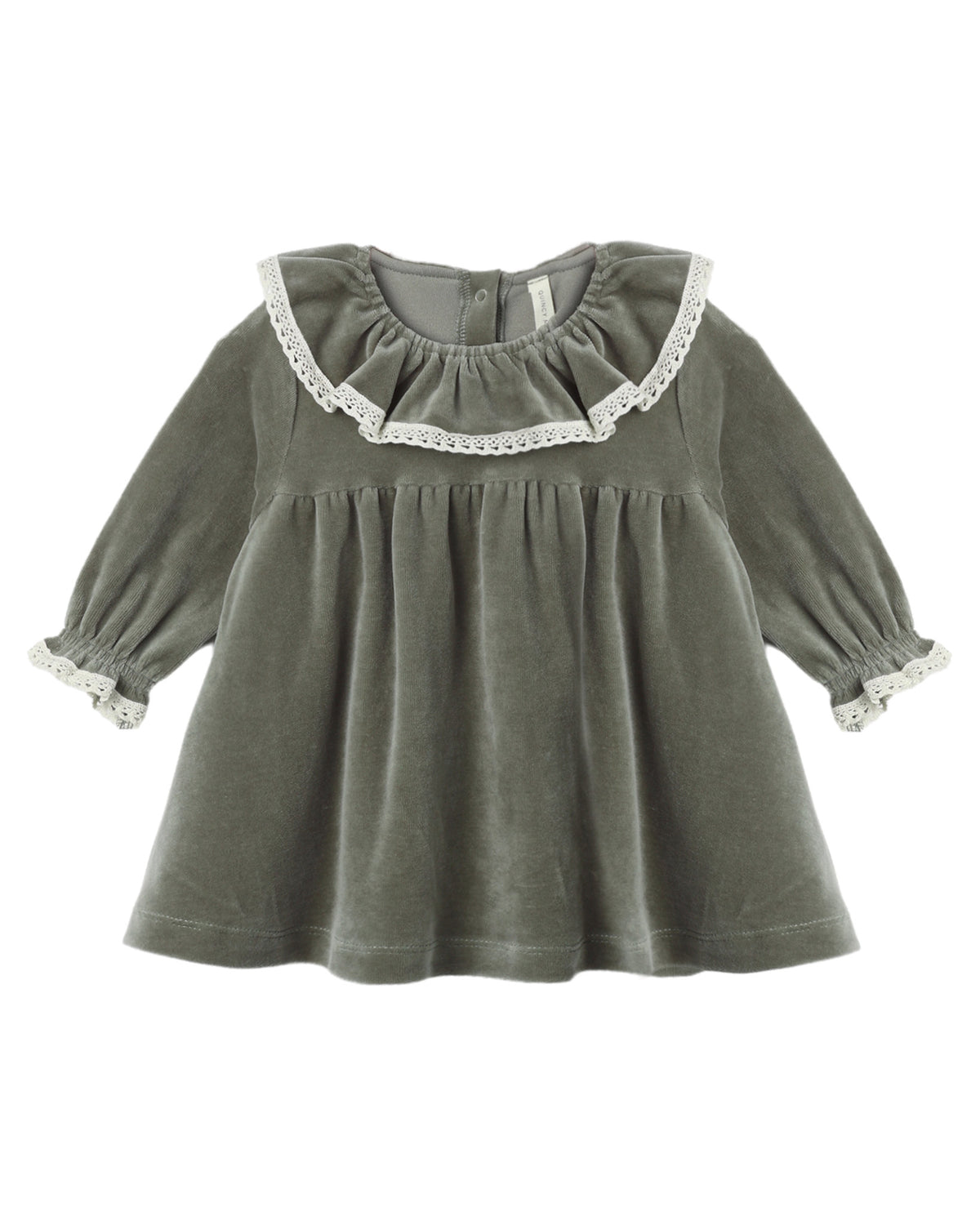 Velour Dress- Spruce