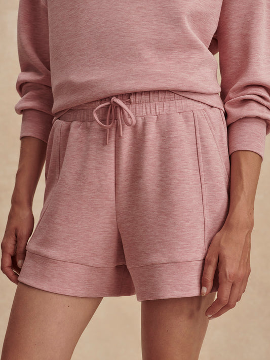 Atrium High Rise Short 4.5- Rose Marl