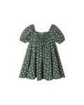 Sabrina Mini Dress -Green Ditsy