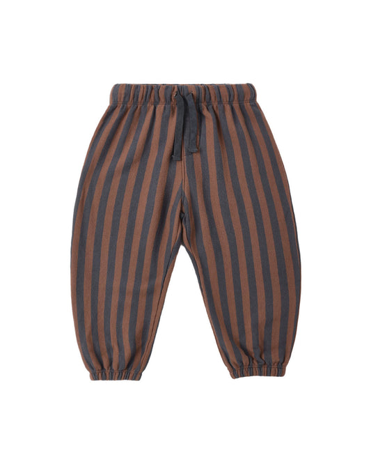 Relaxed Jogger- Mulberry Stripe
