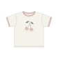 Ringer Tee- Cherry