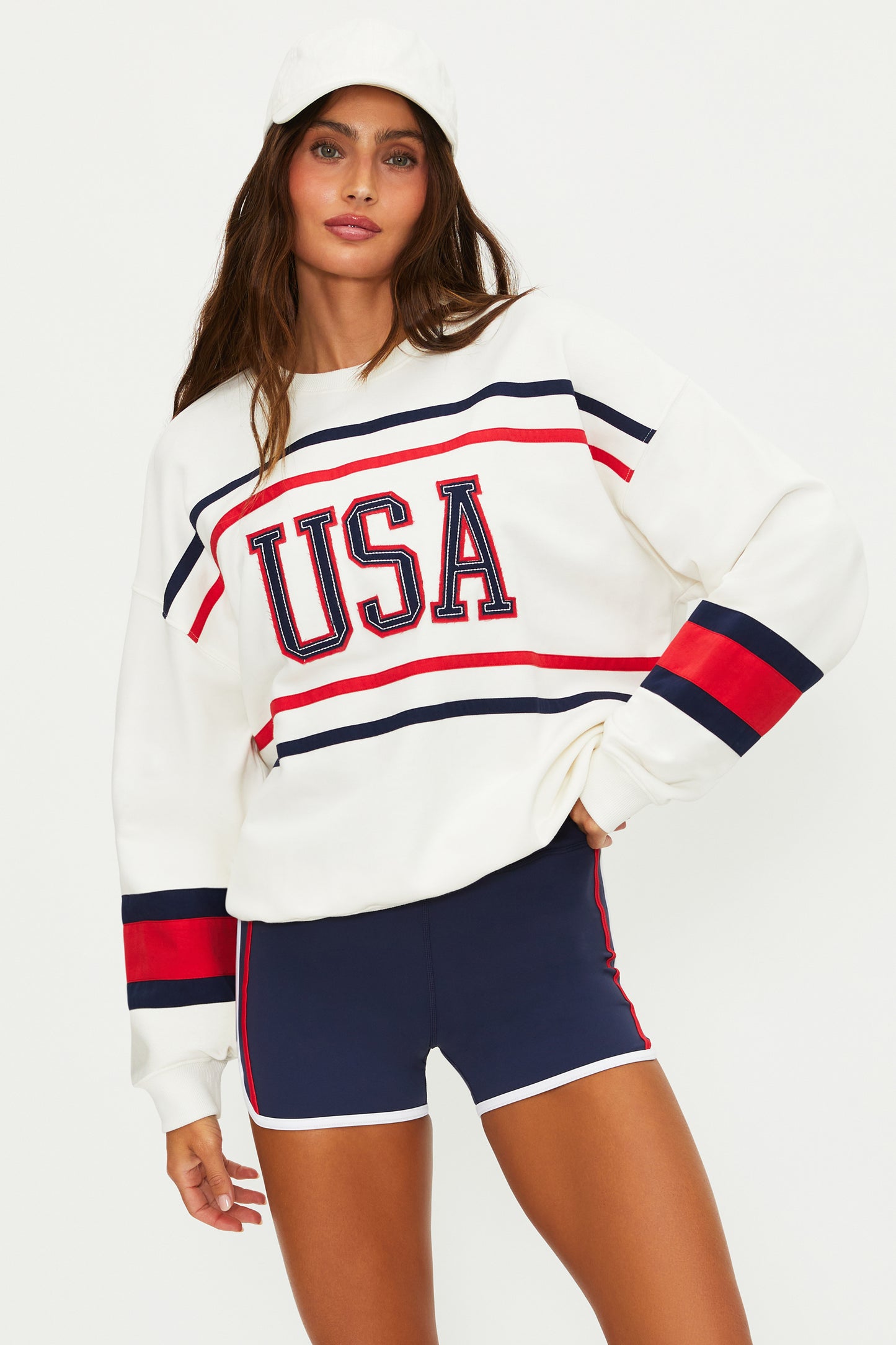 Devyn Oversized Sweatshirt- Firework
