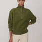 Jaylin Half-Zip Fleece- Loden Green