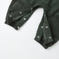 Relaxed Woven Jumpsuit- Evergreen