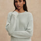 Seymour Knit Sweater - Blue Haze / Snow White