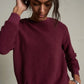 Ziggy Inside Out Sweatshirt- Dark Burgundy