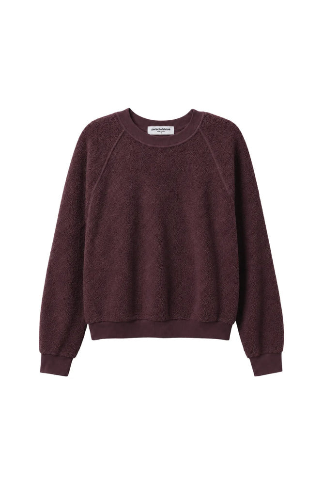 Ziggy Inside Out Sweatshirt- Cherry Lacquer