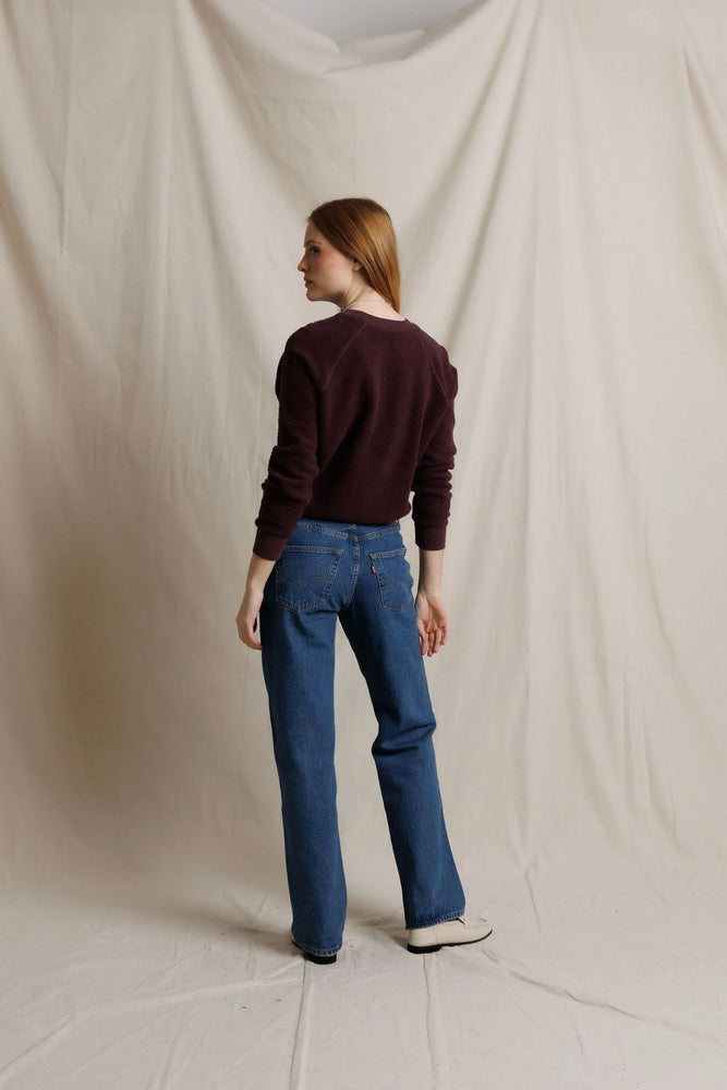 Ziggy Inside Out Sweatshirt- Cherry Lacquer