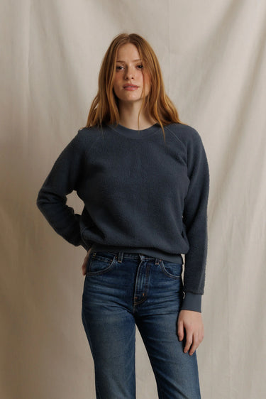 perfectwhitetee Ziggy Inside Out Cotton Fleece Sweatshirt