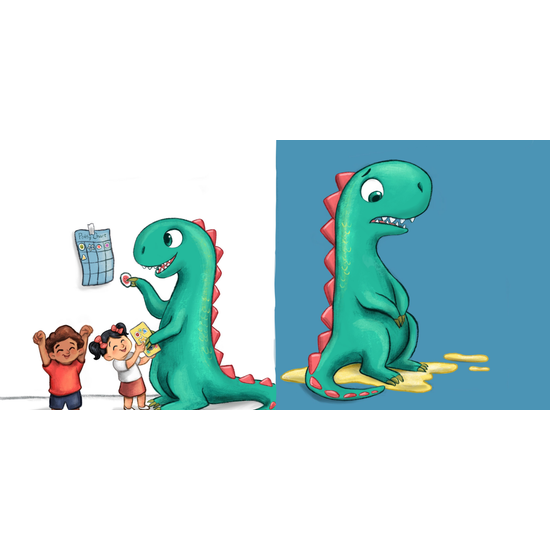 How to Potty Train a Dinosaur