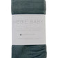 mebie baby charcoal swaddle