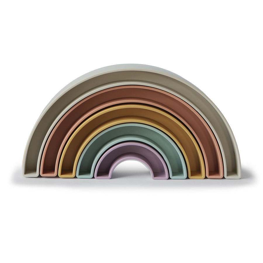 mushie rainbow stacker