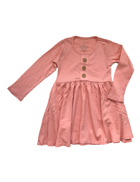 lulie maisie dress pink 