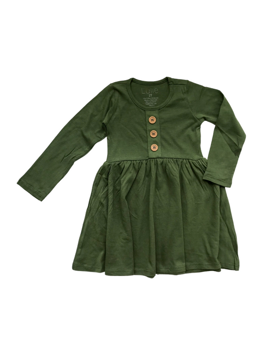 lulie maisie dress green