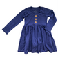 L/S Maisie Dress- Skipper Blue