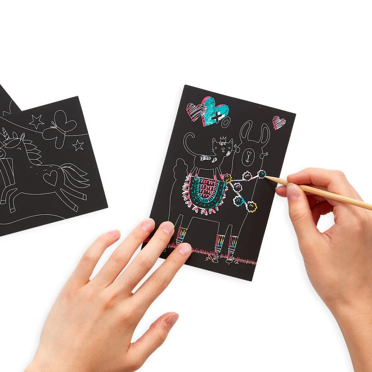 Mini Scratch & Scribble Art Kit: Funtastic Friends - Lulie
