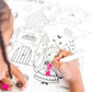 Reusable Coloring Tablemat - Wonderland - Lulie