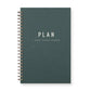 weekly undated planner green