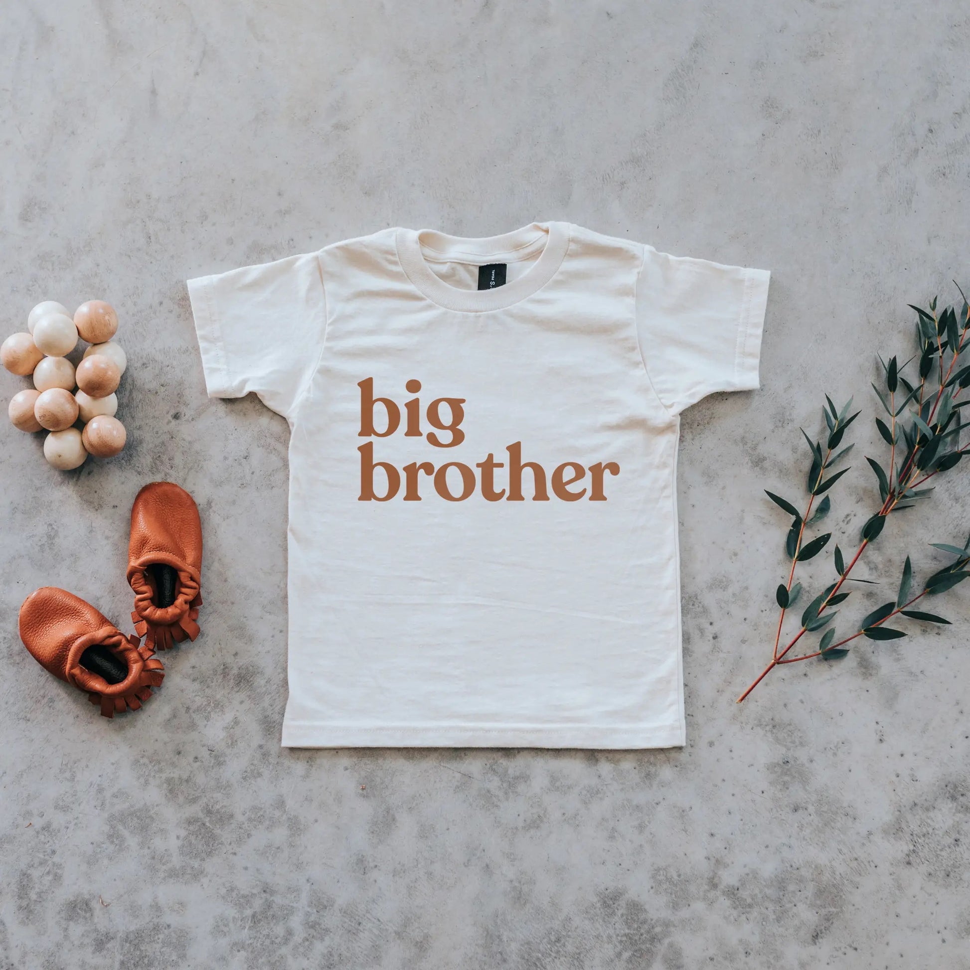 white big brother tee