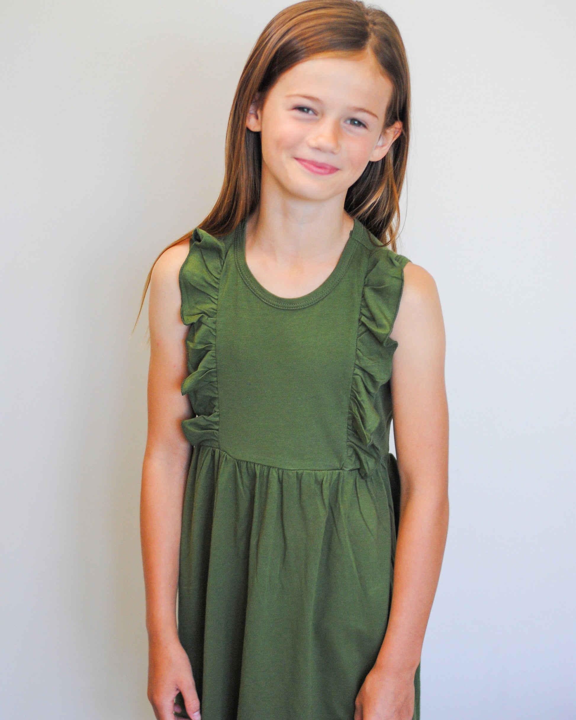 Vayda Dress- Chive - Lulie