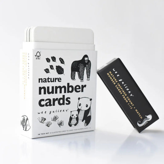 wee gallery nature number cards