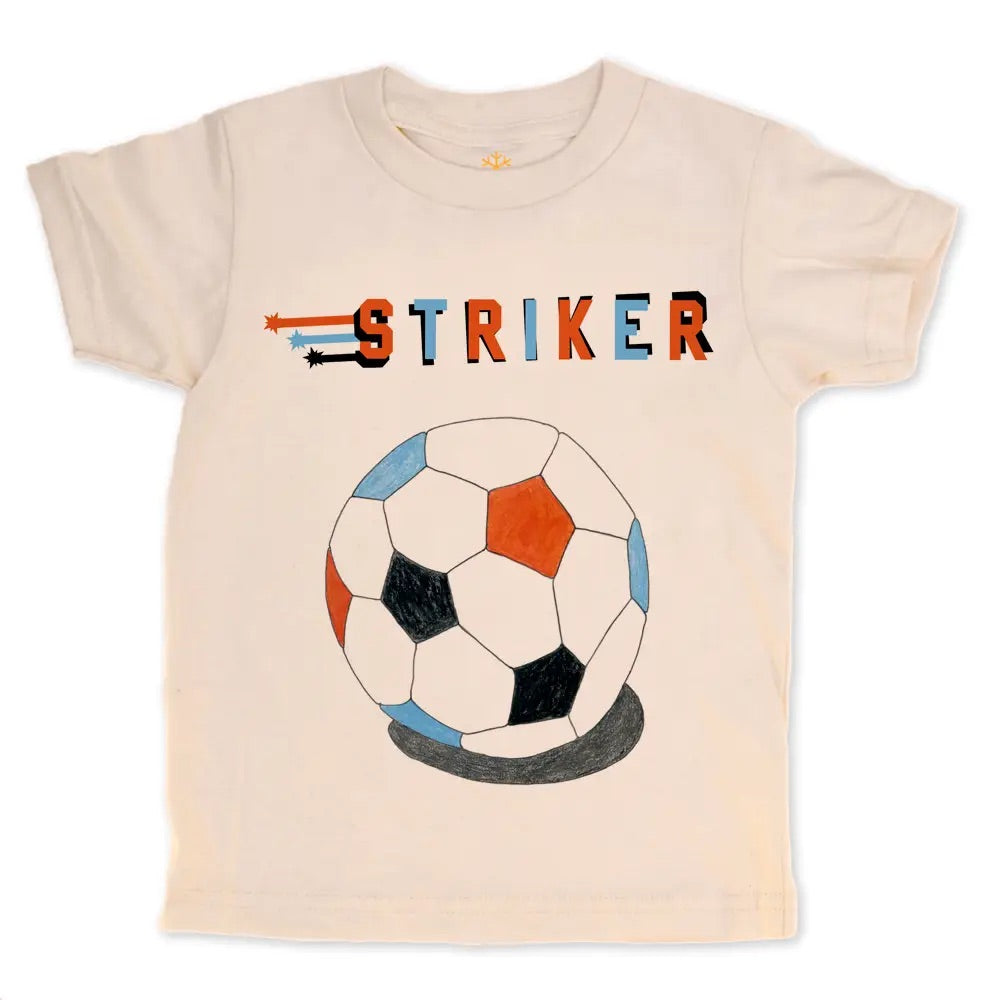 soccer tee orangeheat