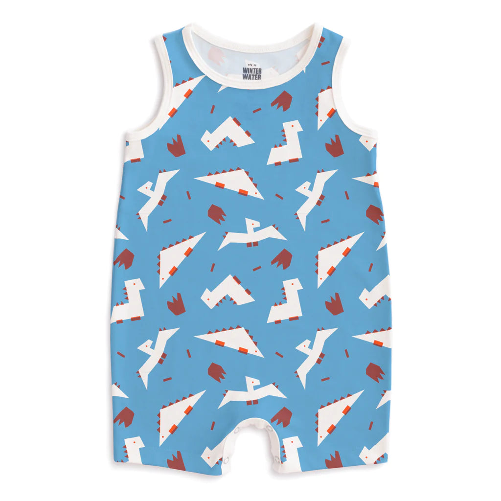 Tank Romper- Dino Dreams - Lulie